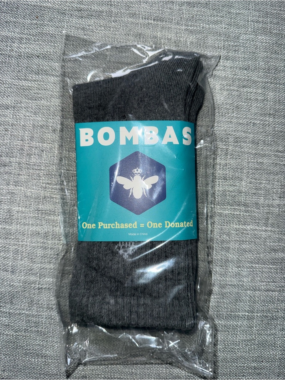 Bombas Calf Socks NWT Gray Midweight Cushioned Blister Tab | Large| NWT